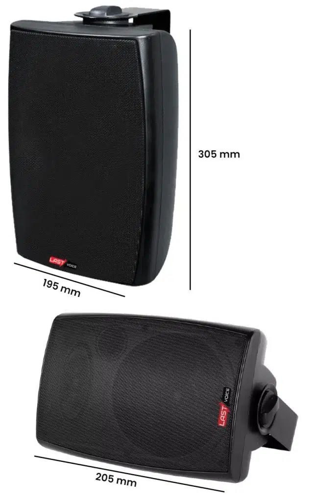 Lastvoice Stx-6TB Duvar Tipi Sütun Hoparlör 6 İNÇ 200 Watt (100V / 8 Ohm Kademeli)
