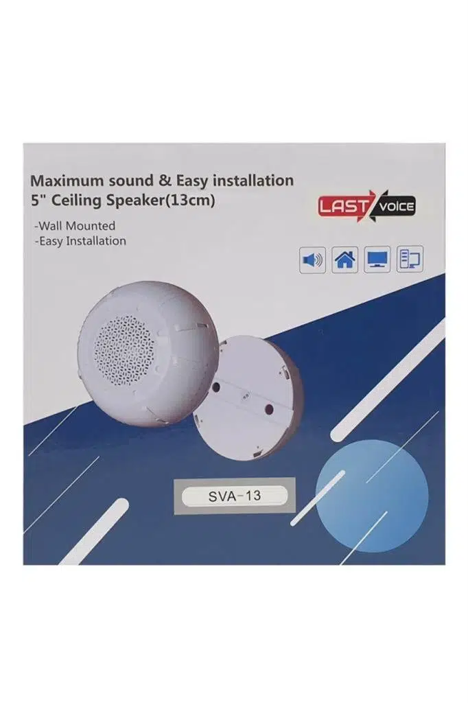 Lastvoice Sva-13 Sıva Üstü Alçıpan Tavan Hoparlörü 13 cm 10 Watt Lastvoice Sva-13 Sıva Üstü Alçıpan Tavan Hoparlörü 13 cm 10 Watt