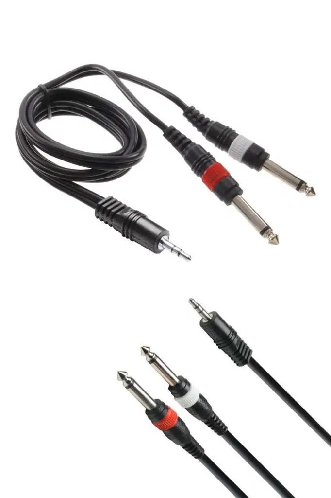 Lastvoice T263 Mikser PC Arası Sinyal Kablosu 3 Metre ( 2x6.3 mm x 3.5 mm Jack Kablo) Lastvoice T263 Mikser PC Arası Sinyal Kablosu 3 Metre ( 2x6.3 mm x 3.5 mm Jack Kablo)