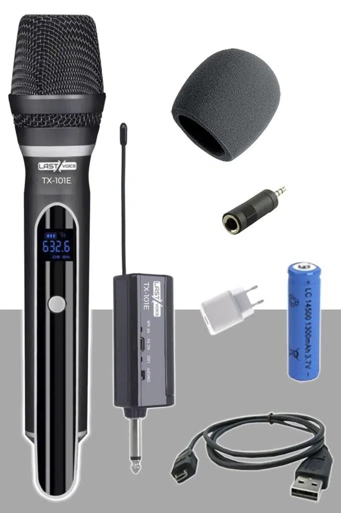 Lastvoice Tx-101E Profesyonel UHF Telsiz Kablosuz EL Mikrofonu Lastvoice Tx-101E Profesyonel UHF Telsiz Kablosuz EL Mikrofonu