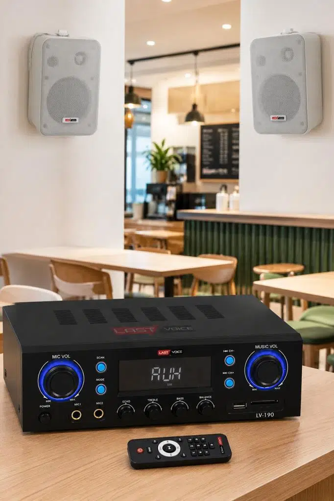 Lastvoice Wall Small Paket-1 Hoparlör ve Anfi Ses Sistemi Seti (1 ANFİ + 2 HOPARLÖR) Lastvoice Wall Small Paket-1 Hoparlör ve Anfi Ses Sistemi Seti (1 ANFİ + 2 HOPARLÖR)