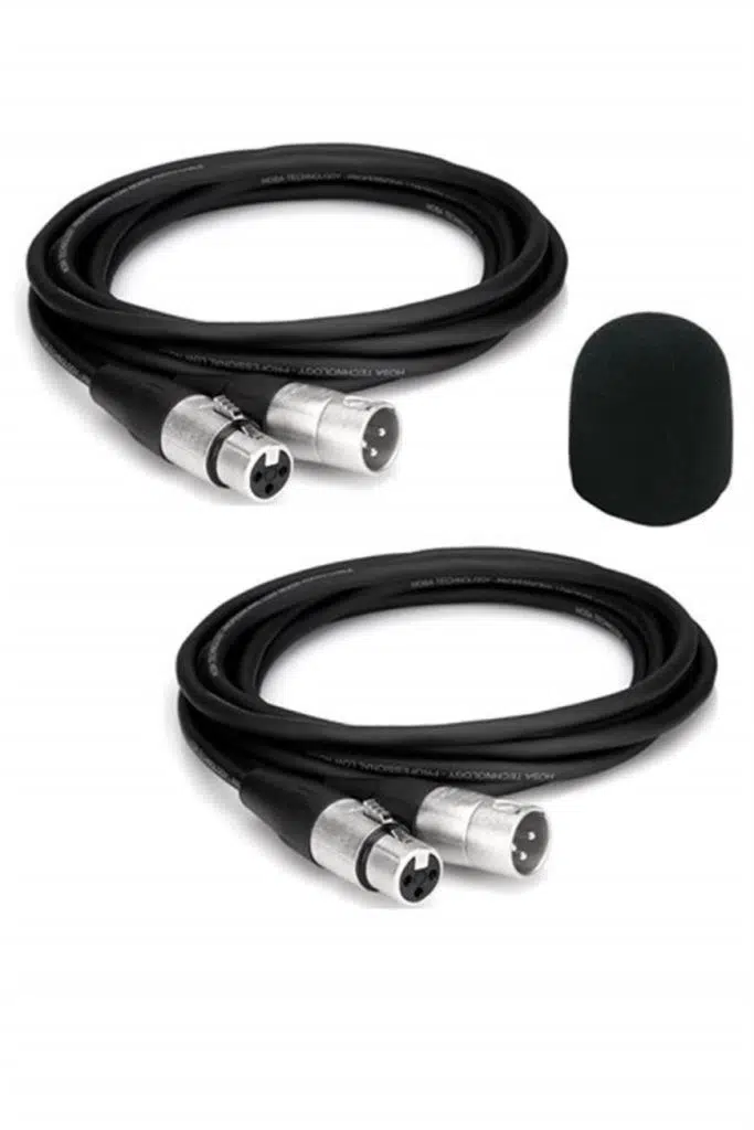 Lastvoice XLR TO XLR Stereo 5 Metre Mikrofon Kablosu 2Lİ SET Sünger Hediye (MC2105X) Lastvoice XLR TO XLR Stereo 5 Metre Mikrofon Kablosu 2Lİ SET Sünger Hediye (MC2105X)