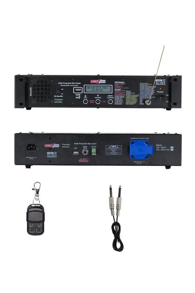 Lastvoice ZS-119R USB Kumandalı Okul Zili (Pandemi Anonsu İstiklal Marşı) Lastvoice ZS-119R USB Kumandalı Okul Zili (Pandemi Anonsu İstiklal Marşı)