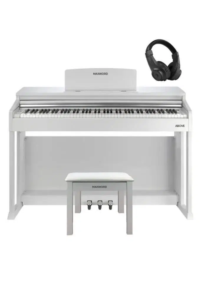 Maxword ABOVE Yüksek Kaliteli Hammer Action 88 Tuşlu Dijital Piyano (Beyaz) Maxword ABOVE Yüksek Kaliteli Hammer Action 88 Tuşlu Dijital Piyano (Beyaz)