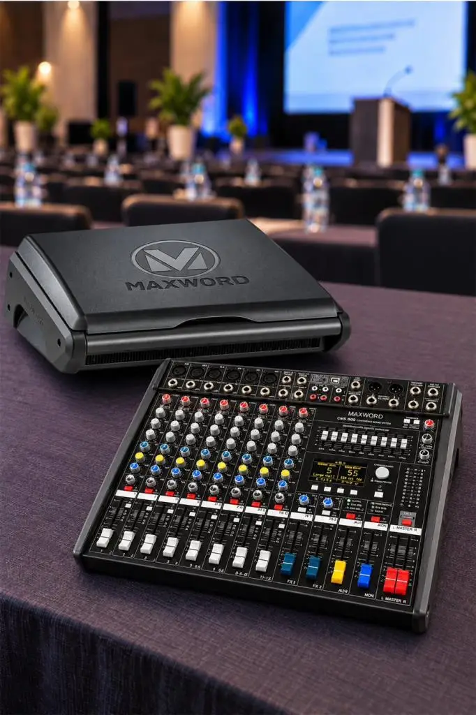Maxword CMS 600-3 Mixer 8 Kanal Analog Kompakt Power Mikser