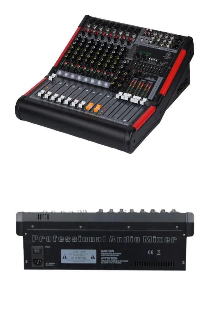 Maxword DC08-PRO 2x99 DSP Efekt Ses Mikseri 8 Kanal Deck Mixer Maxword DC08-PRO 2x99 DSP Efekt Ses Mikseri 8 Kanal Deck Mixer