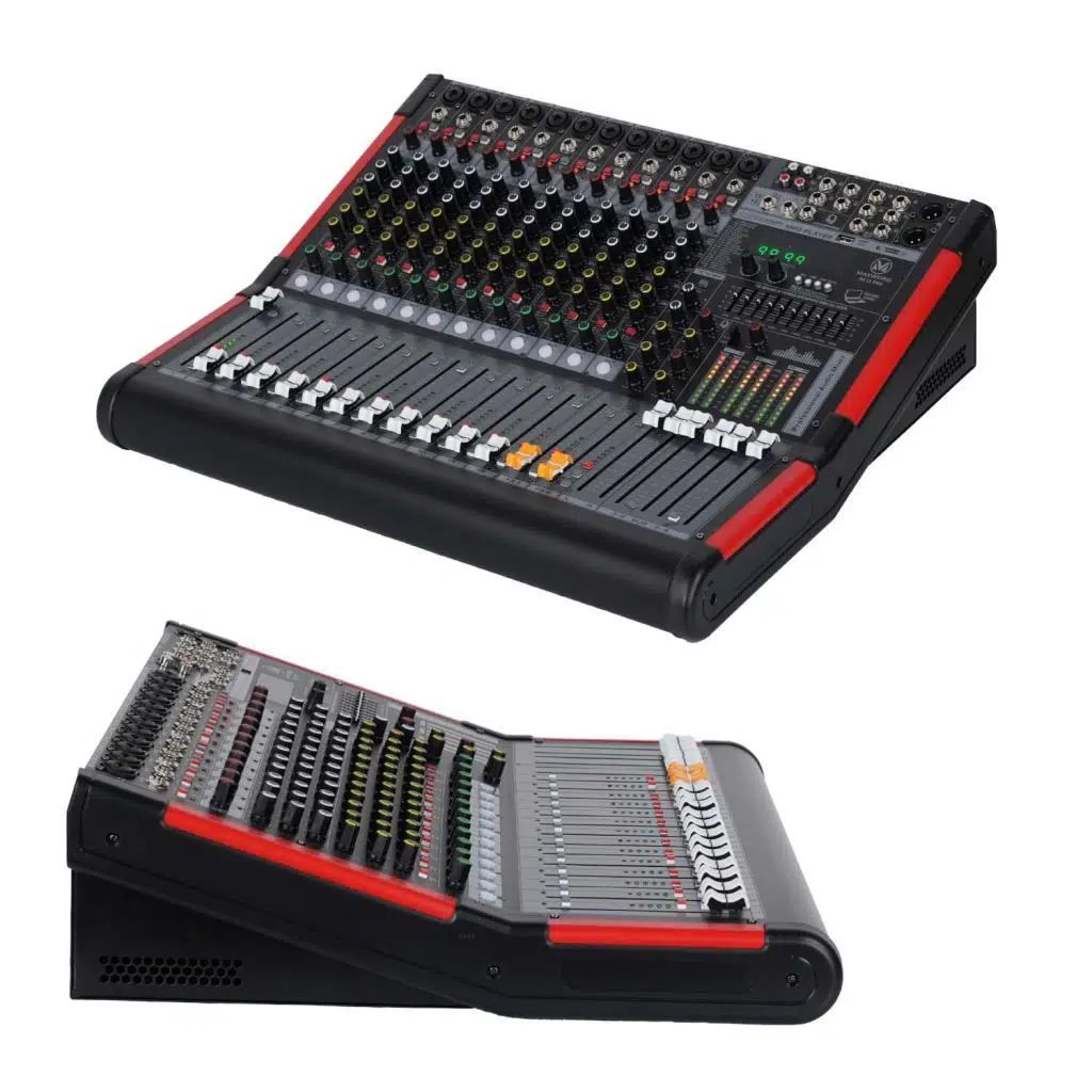 Maxword DC12-PRO 2x99 DSP Efekt Ses Mikseri 12 Kanal Deck Mixer Maxword DC12-PRO 2x99 DSP Efekt Ses Mikseri 12 Kanal Deck Mixer