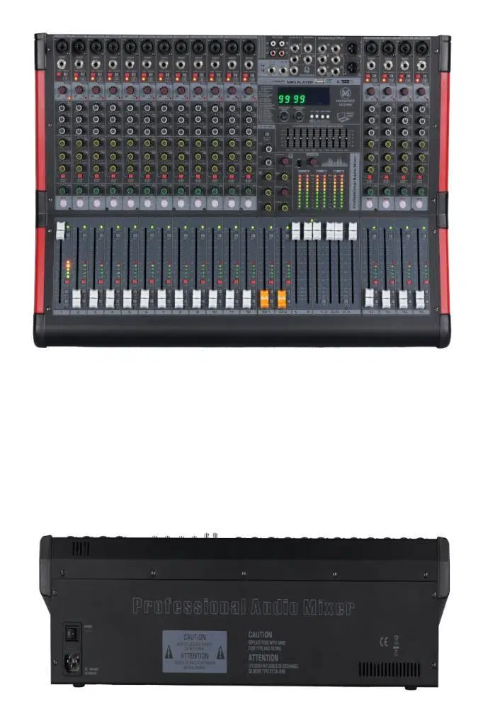 Maxword DC16-PRO 2x99 DSP Efekt Ses Mikseri 16 Kanal Deck Mixer Maxword DC16-PRO 2x99 DSP Efekt Ses Mikseri 16 Kanal Deck Mixer