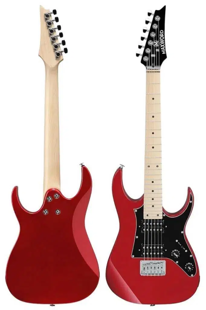 Maxword DE-150RD Maple Klavye HH Manyetik Yüksek Kaliteli Elektro Gitar Seti Maxword DE-150RD Maple Klavye HH Manyetik Yüksek Kaliteli Elektro Gitar Seti