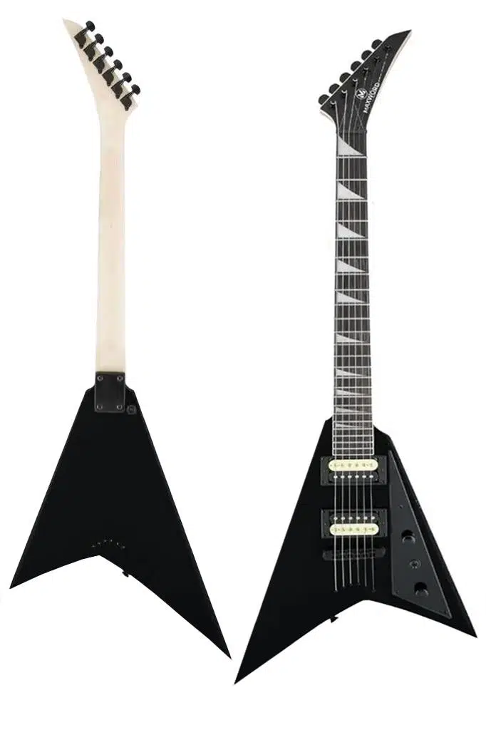 Maxword DG-28BK-25AMP V Kasa Gül Klavye 2x Zebra Humbucker Manyetik 25W Amfili Elektro Gitar Maxword DG-28BK-25AMP V Kasa Gül Klavye 2x Zebra Humbucker Manyetik 25W Amfili Elektro Gitar