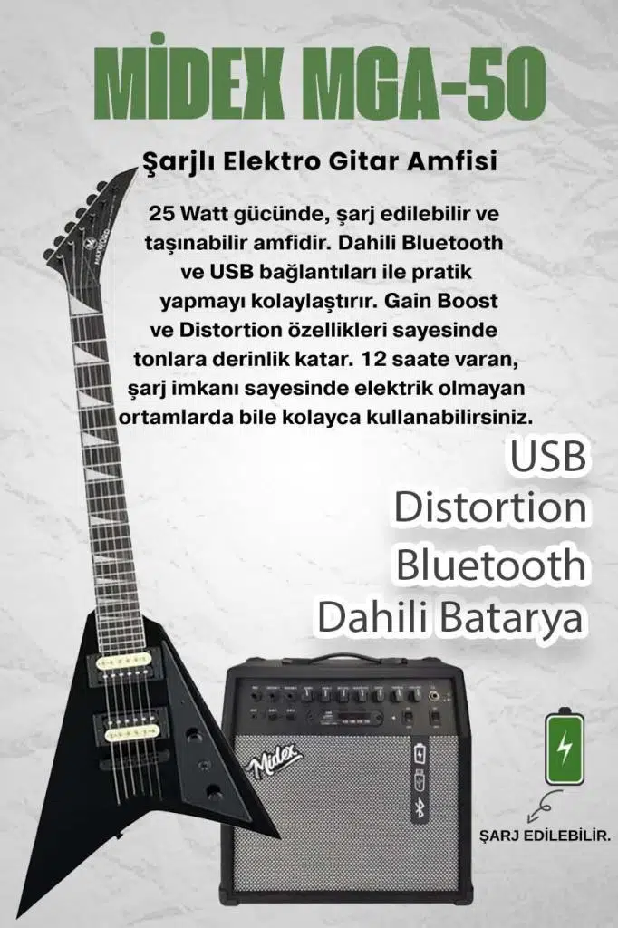 Maxword DG-28BK-50AMP V Kasa Gül Klavye 2x Zebra Humbucker Manyetik 50W Amfili Elektro Gitar Maxword DG-28BK-50AMP V Kasa Gül Klavye 2x Zebra Humbucker Manyetik 50W Amfili Elektro Gitar
