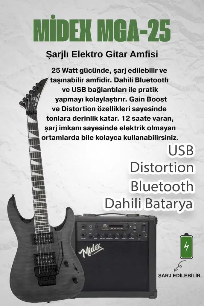 Maxword Grade-25AMP Gray Rosewood Yüksek Kalite Floyde Rose 25W Amfili Elektro Gitar Maxword Grade-25AMP Gray Rosewood Yüksek Kalite Floyde Rose 25W Amfili Elektro Gitar