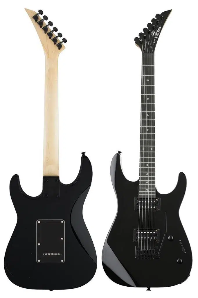 Maxword Grade Black Rosewood Klavye HH Yüksek Kaliteli Elektro Gitar Maxword Grade Black Rosewood Klavye HH Yüksek Kaliteli Elektro Gitar