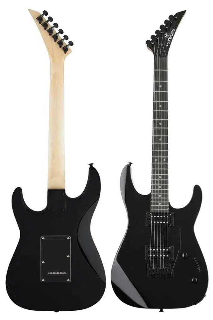 Maxword Grade Black Rosewood Klavye HH Yüksek Kaliteli Elektro Gitar