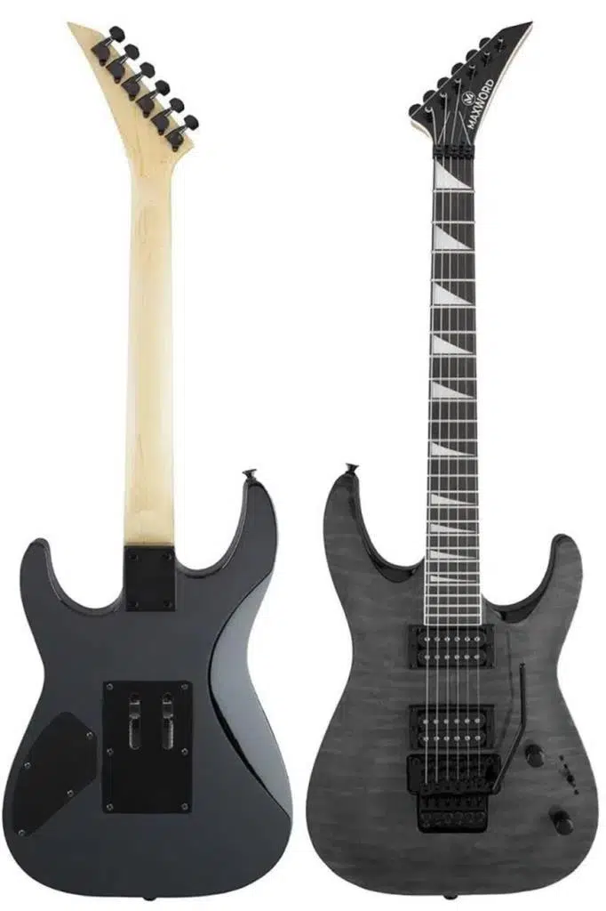 Maxword Grade Gray Rosewood Klavye HH Yüksek Kaliteli Floyde Rose Elektro Gitar Maxword Grade Gray Rosewood Klavye HH Yüksek Kaliteli Floyde Rose Elektro Gitar
