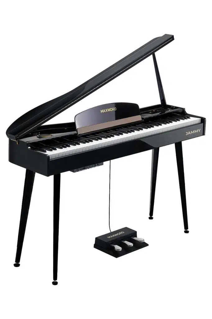 Maxword JAMMY Yüksek Kaliteli Hammer Action 88 Tuşlu Dijital Piyano (Siyah)