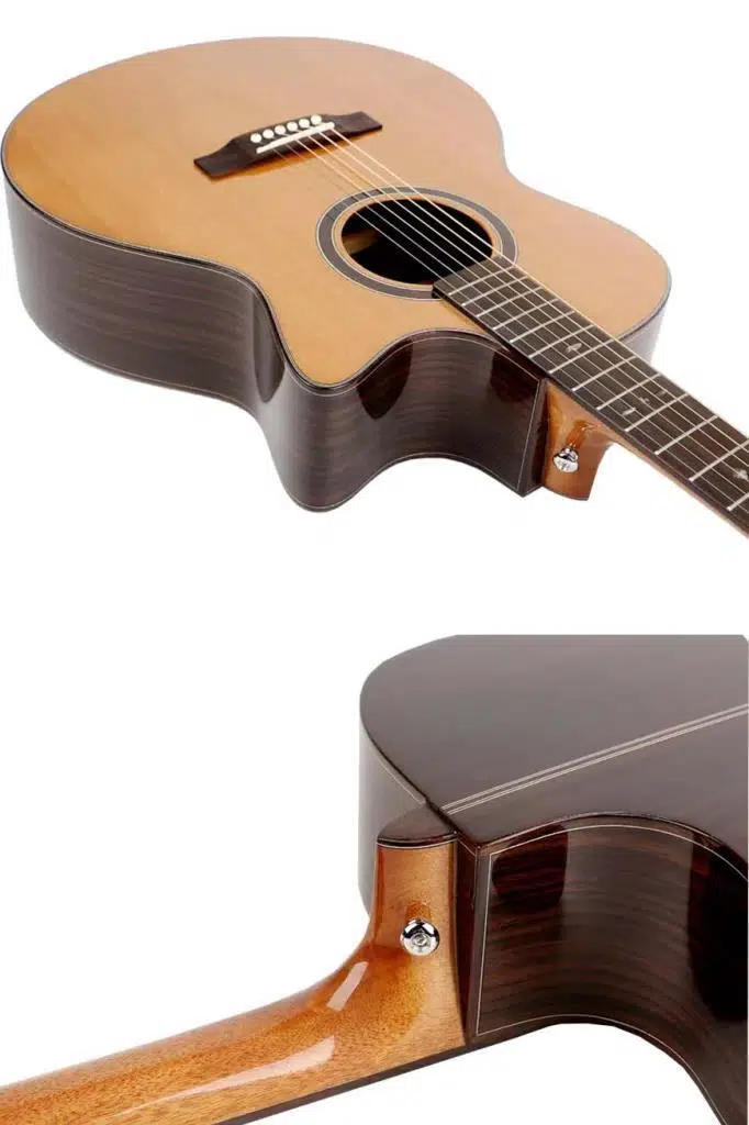 Maxword M501-EQ-AMP Profesyonel Masif Ağaç Amfili Elektro Akustik Gitar Seti üst Segment Maxword M501-EQ-AMP Profesyonel Masif Ağaç Amfili Elektro Akustik Gitar Seti üst Segment