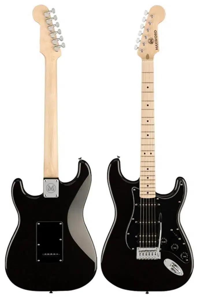 Maxword MAP-35BK-50AMP Maple Klavye SSH 50W Amfili Elektro Gitar Seti Maxword MAP-35BK-50AMP Maple Klavye SSH 50W Amfili Elektro Gitar Seti