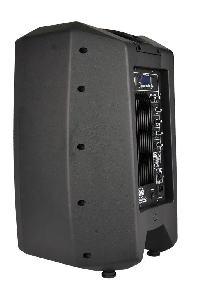 Maxword Maxi-15A-MİXER Set 2 Adet 15 İNÇ Aktif Hoparlör Mikser ve Mikrofon Ses Sistemi (1400W + 1400W)