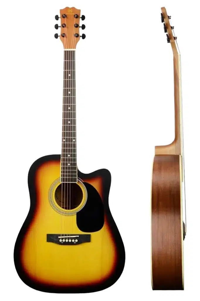 Maxword MCG-650SB Yüksek Kaliteli Ağaç Akustik Gitar Full Set