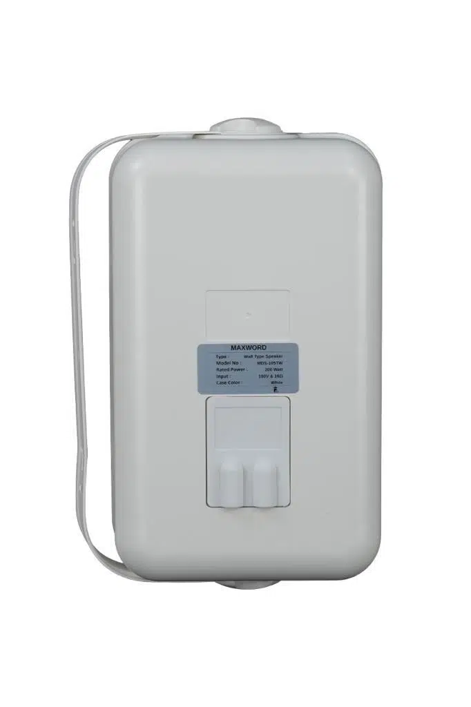 Maxword MDS-105TW Yüksek Kaliteli 200W 5.25 İnç 16 ohm/100V İki Yollu Duvar Tipi Sütun Hoparlör