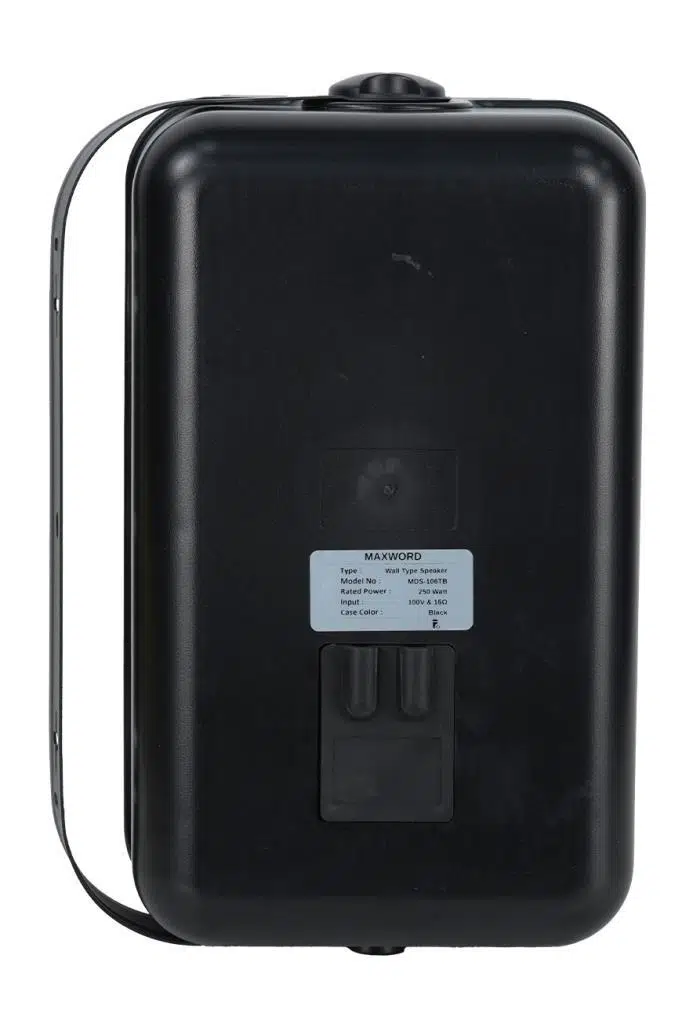 Maxword MDS-106TB Yüksek Kaliteli 250W 6.5 İnç 16 ohm/100V İki Yollu Duvar Tipi Sütun Hoparlör