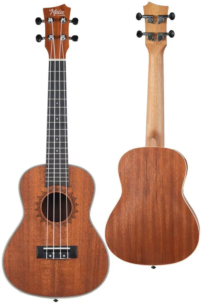 Maxword MU-24 PRO Yüksek Kaliteli Maun Concert Ukulele Seti