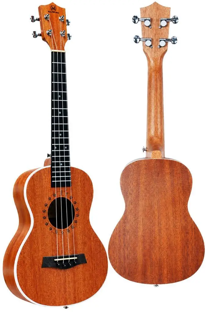 Maxword MU-26 PRO Yüksek Kaliteli Maun Tenor Ukulele Seti