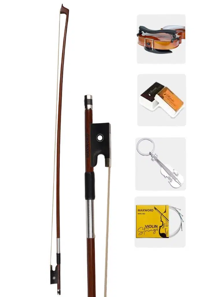 Maxword MVB-440-PAK PRO 4/4 Brezilya Ağacı Profesyonel Keman Yayı Kaliteli Tam Boy Maxword MVB-440-PAK PRO 4/4 Brezilya Ağacı Profesyonel Keman Yayı Kaliteli Tam Boy