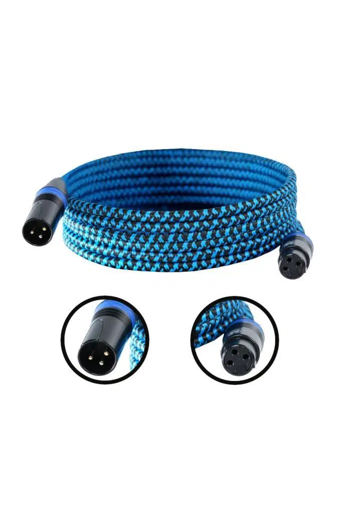 Maxword MXLR-10M Yüksek Kaliteli XLR TO XLR 10 mt. Mikrofon Kablosu