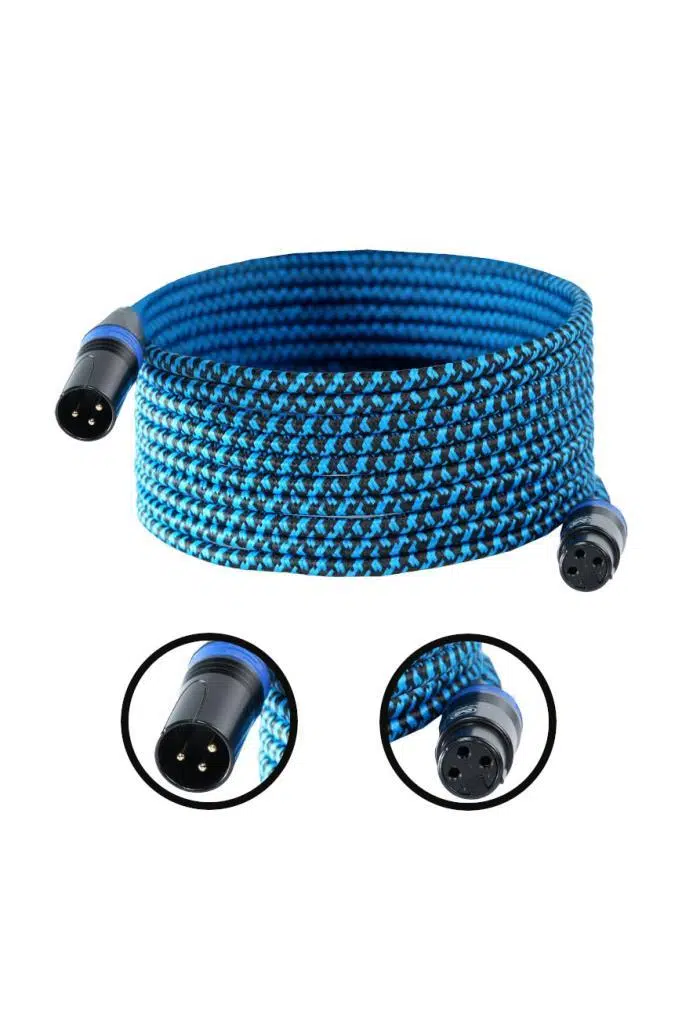 Maxword MXLR-20M Yüksek Kaliteli XLR TO XLR 20 mt. Mikrofon Kablosu