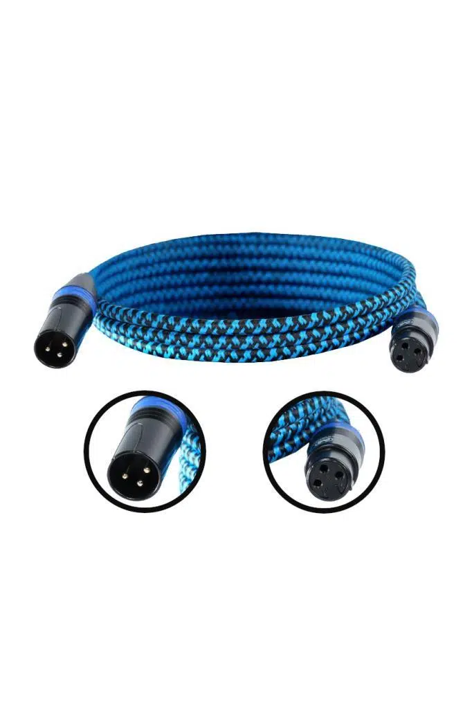 Maxword MXLR-3M Yüksek Kaliteli XLR TO XLR 3 mt. Mikrofon Kablosu