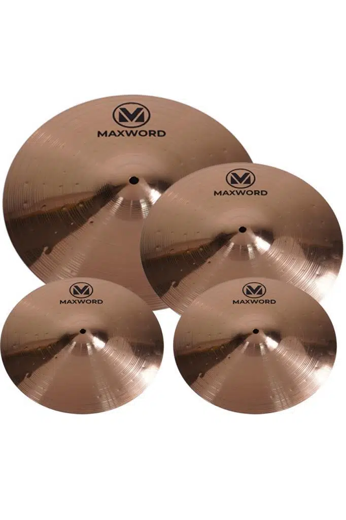 Maxword MY-40 PRO B8 Cymbal Bateri Zil Seti ( 2x14'' Hi Hat 16'' ve 18'' Crash/Ride) Maxword MY-40 PRO B8 Cymbal Bateri Zil Seti ( 2x14'' Hi Hat 16'' ve 18'' Crash/Ride)