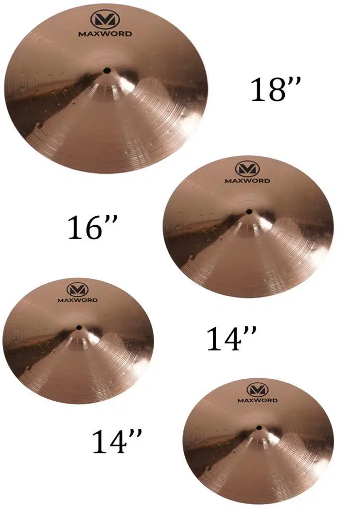 Maxword MY-40 PRO B8 Cymbal Bateri Zil Seti ( 2x14'' Hi Hat 16'' ve 18'' Crash/Ride) Maxword MY-40 PRO B8 Cymbal Bateri Zil Seti ( 2x14'' Hi Hat 16'' ve 18'' Crash/Ride)