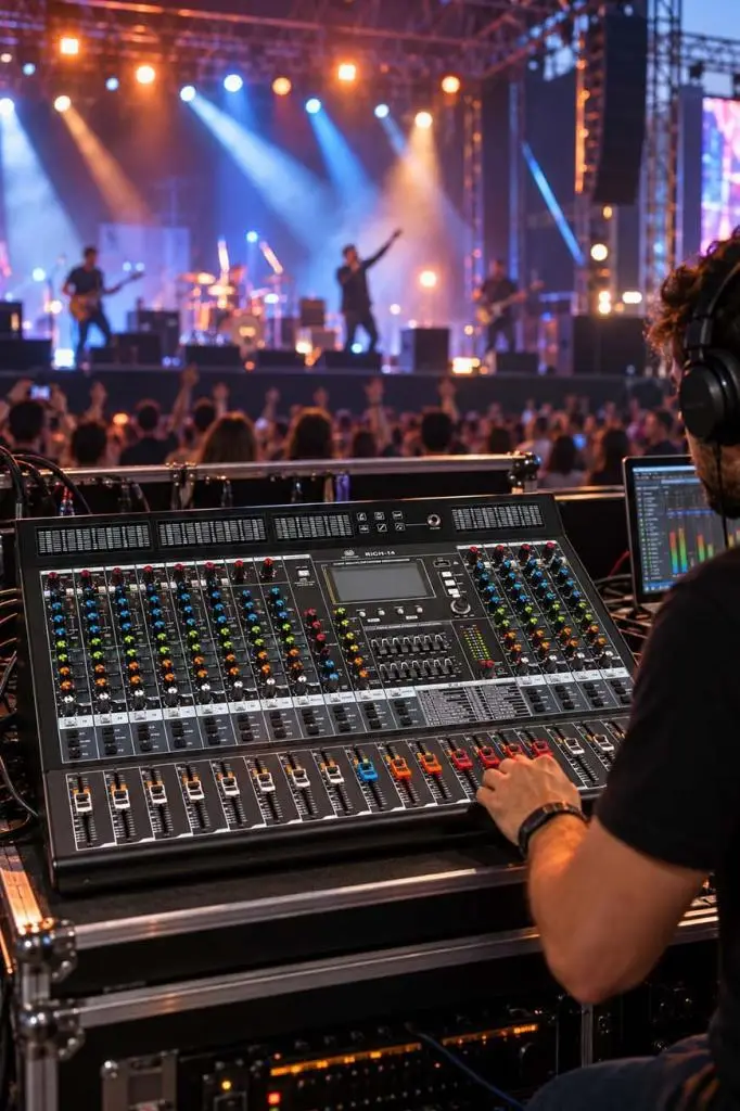 Maxword Rich-14 Ses Mikseri 14 Kanal 4 Aux G1 G2 USB Kayıt Grup Efekt Deck Mixer