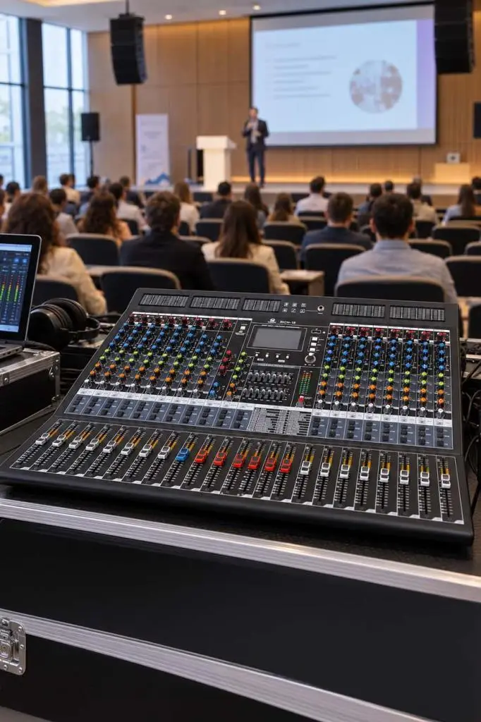 Maxword Rich-18 Ses Mikseri 18 Kanal 4 Aux G1 G2 USB Kayıt Grup Efekt Deck Mixer
