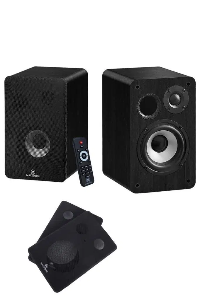 Maxword RM-400BK Aktif Stüdyo Referans Monitörü 4 İNÇ ÇİFT Bluetooth USB 140 Watt Maxword RM-400BK Aktif Stüdyo Referans Monitörü 4 İNÇ ÇİFT Bluetooth USB 140 Watt