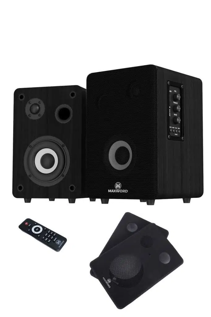 Maxword RM-400BK Aktif Stüdyo Referans Monitörü 4 İNÇ ÇİFT Bluetooth USB 140 Watt Maxword RM-400BK Aktif Stüdyo Referans Monitörü 4 İNÇ ÇİFT Bluetooth USB 140 Watt