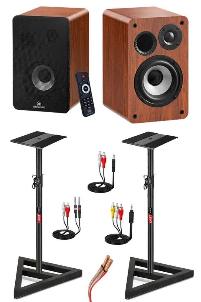 Maxword RM-400BRW-ST 4'' Referans Monitörü Yükseklik Ayarlı Stand Dahil Maxword RM-400BRW-ST 4'' Referans Monitörü Yükseklik Ayarlı Stand Dahil