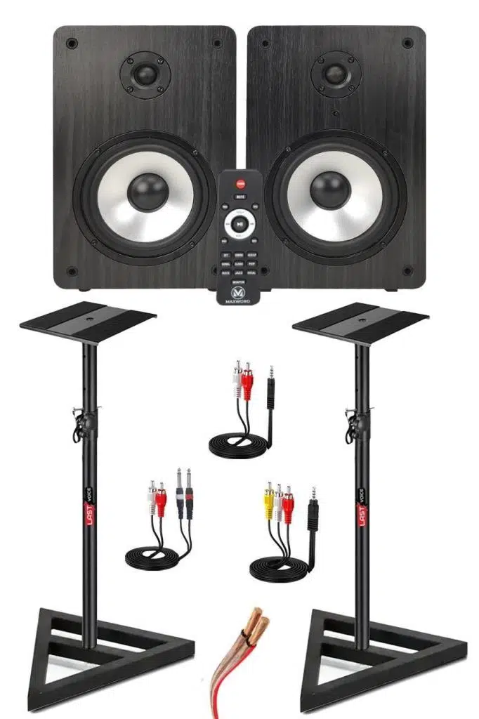 Maxword RM-500ST 5'' Referans Monitörü Yükseklik Ayarlı Stand Dahil Maxword RM-500ST 5'' Referans Monitörü Yükseklik Ayarlı Stand Dahil