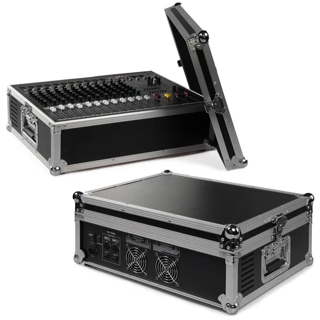Maxword RPS-2200 Yüksek Güçlü Power Mixer Amfili Mikser 2x1100W 16DSP Efekt (Case'li)
