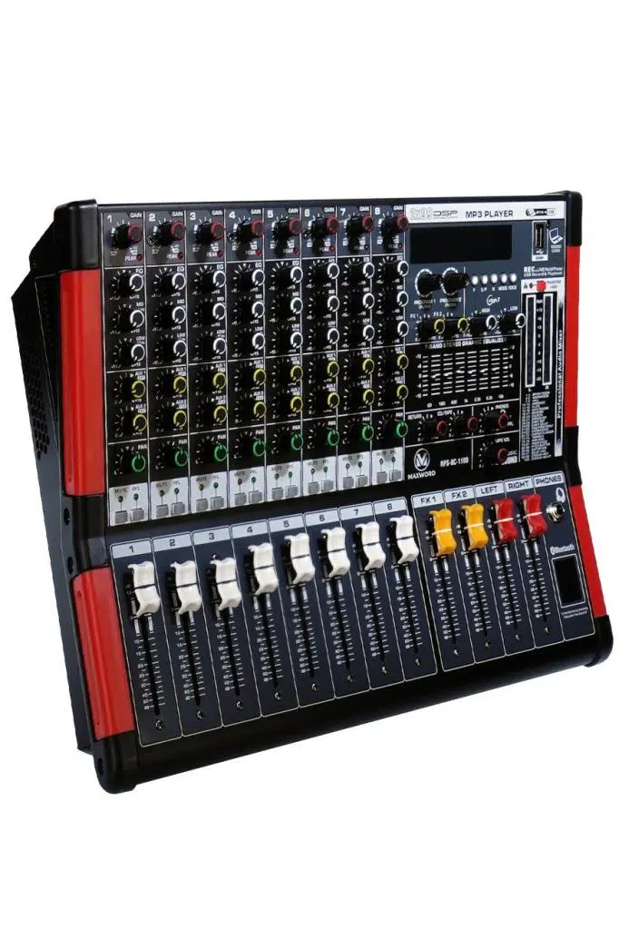 Maxword RPS-8C-1100 Amfili Power Mikser 2x550W Mixer 2x99 DSP Efektli Maxword RPS-8C-1100 Amfili Power Mikser 2x550W Mixer 2x99 DSP Efektli