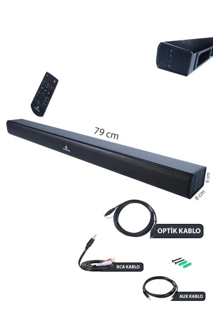 Maxword SLC-160BT Optik Çıkışlı 2.0 Kanal BT Soundbar TV Ses Sistemi 160W (79x8x6 cm) Maxword SLC-160BT Optik Çıkışlı 2.0 Kanal BT Soundbar TV Ses Sistemi 160W (79x8x6 cm)