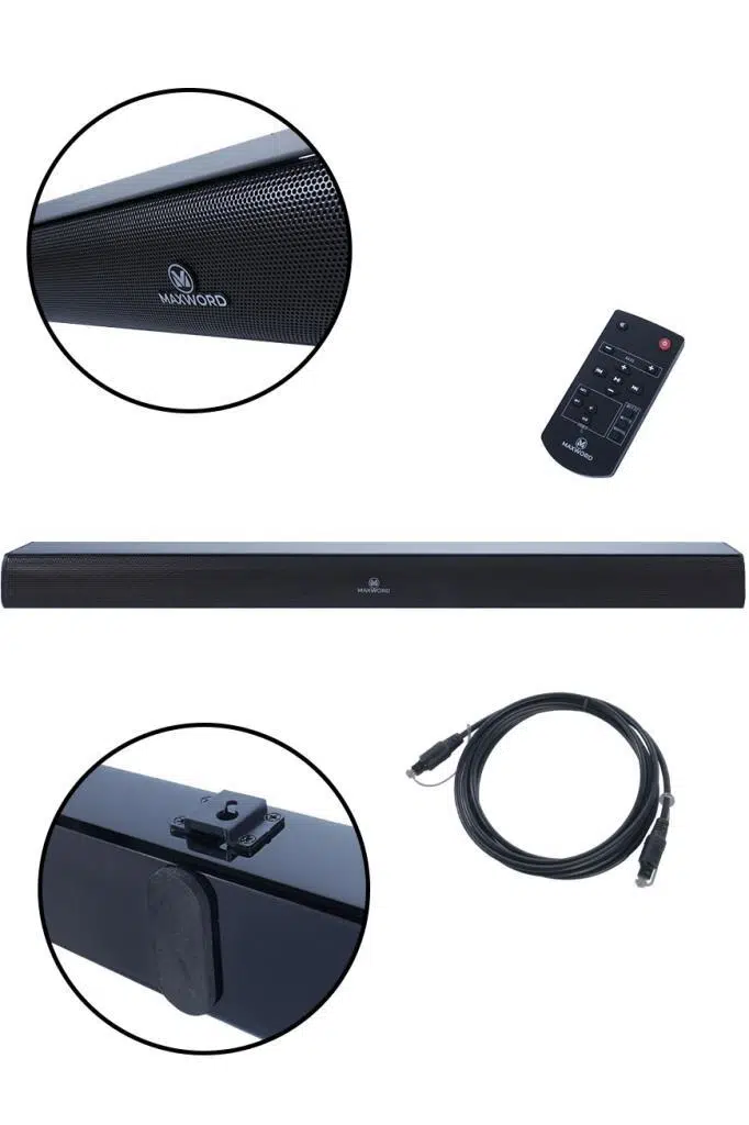 Maxword SLC-160BT Optik Çıkışlı 2.0 Kanal BT Soundbar TV Ses Sistemi 160W (79x8x6 cm) Maxword SLC-160BT Optik Çıkışlı 2.0 Kanal BT Soundbar TV Ses Sistemi 160W (79x8x6 cm)