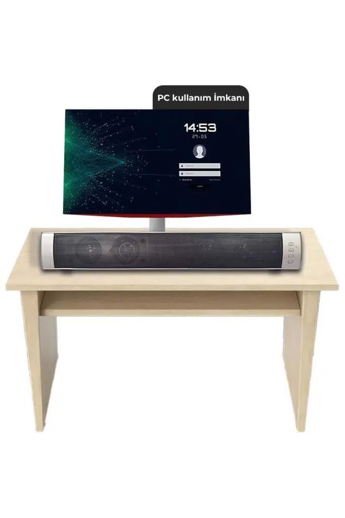 Maxword SLC-40USB-BT Şarjlı Soundbar 40 Watt Bluetooth USB Şarjlı (46x7x6 cm)