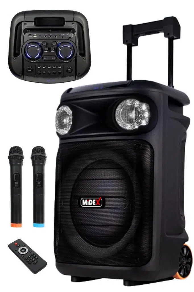 Midex 1100 Watt Ekholu Kablosuz Mikrofonlu Şarjlı Mevlüt Anfisi MXR-1100 (Bluetoth Usb) Midex 1100 Watt Ekholu Kablosuz Mikrofonlu Şarjlı Mevlüt Anfisi MXR-1100 (Bluetoth Usb)