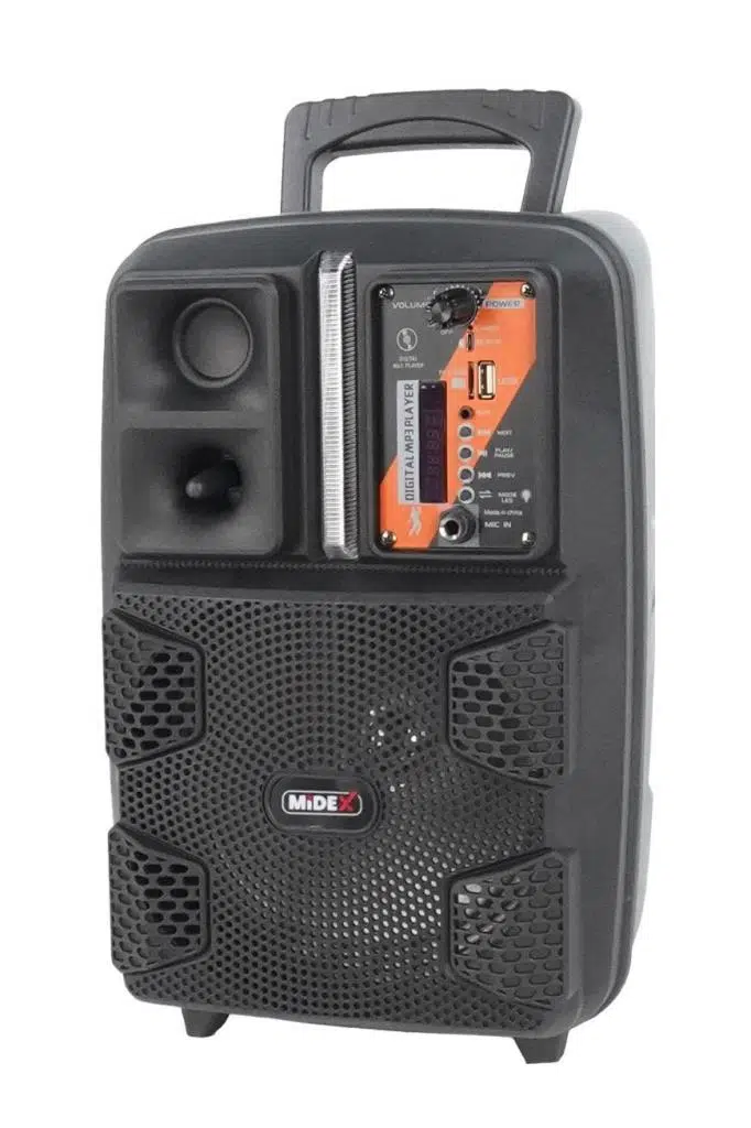 Midex 150 Watt Mikrofonlu Karaoke Eğlence Işıklı Ses Sistemi MXR-150 (Bluetooth Kayıt Usb Şarjlı) Midex 150 Watt Mikrofonlu Karaoke Eğlence Işıklı Ses Sistemi MXR-150 (Bluetooth Kayıt Usb Şarjlı)