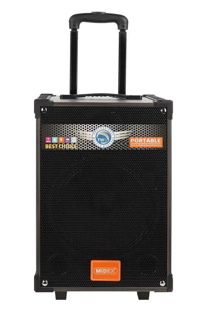 Midex 450 Watt Mikrofonlu Karaoke Eğlence Taşınabilir Şarjlı Ses Sistemi Bluetooth (MR-450)