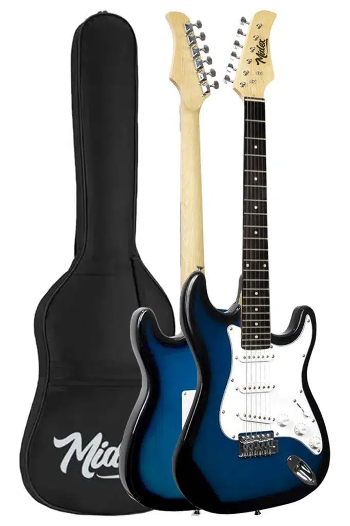 Midex AGE-80BL Amfili Full Elektro Gitar Seti 4/4 Yetişkin 39 İnç Blue