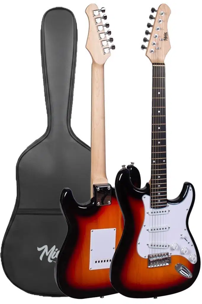 Midex AGE-80SB Amfili Full Elektro Gitar Seti 4/4 Yetişkin 39 İnç Sunburs